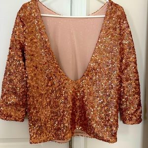 Sequin top